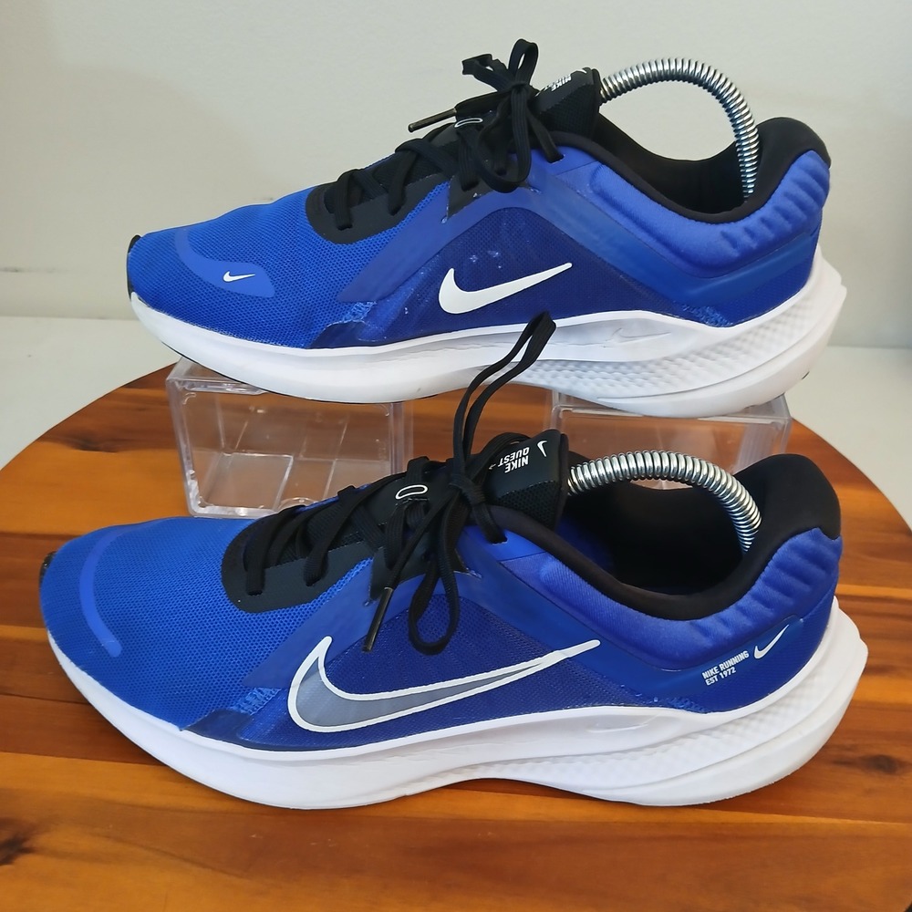 Nike Quest 5 Mens 9.5 Blue Running Shoes Sneakers DD0204-401